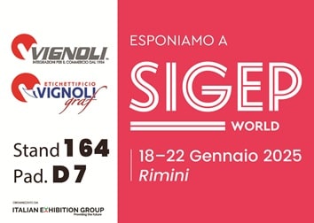 SIGEP 2025 - VIGNOLI GRAF | 18 - 22 GENNAIO | RIMINI | PAD. D7 - STAND 164